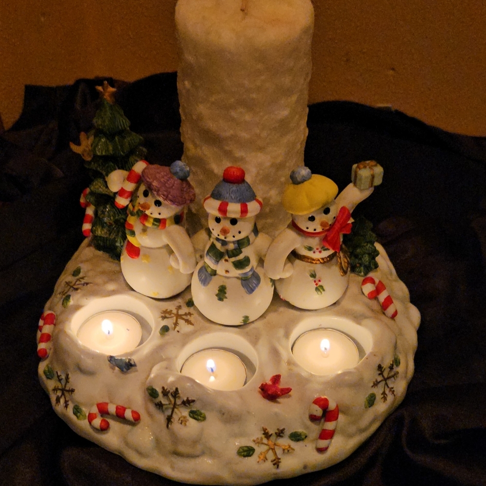 PartyLite Snowball tealight & pillar holder - Picture 5 of 11